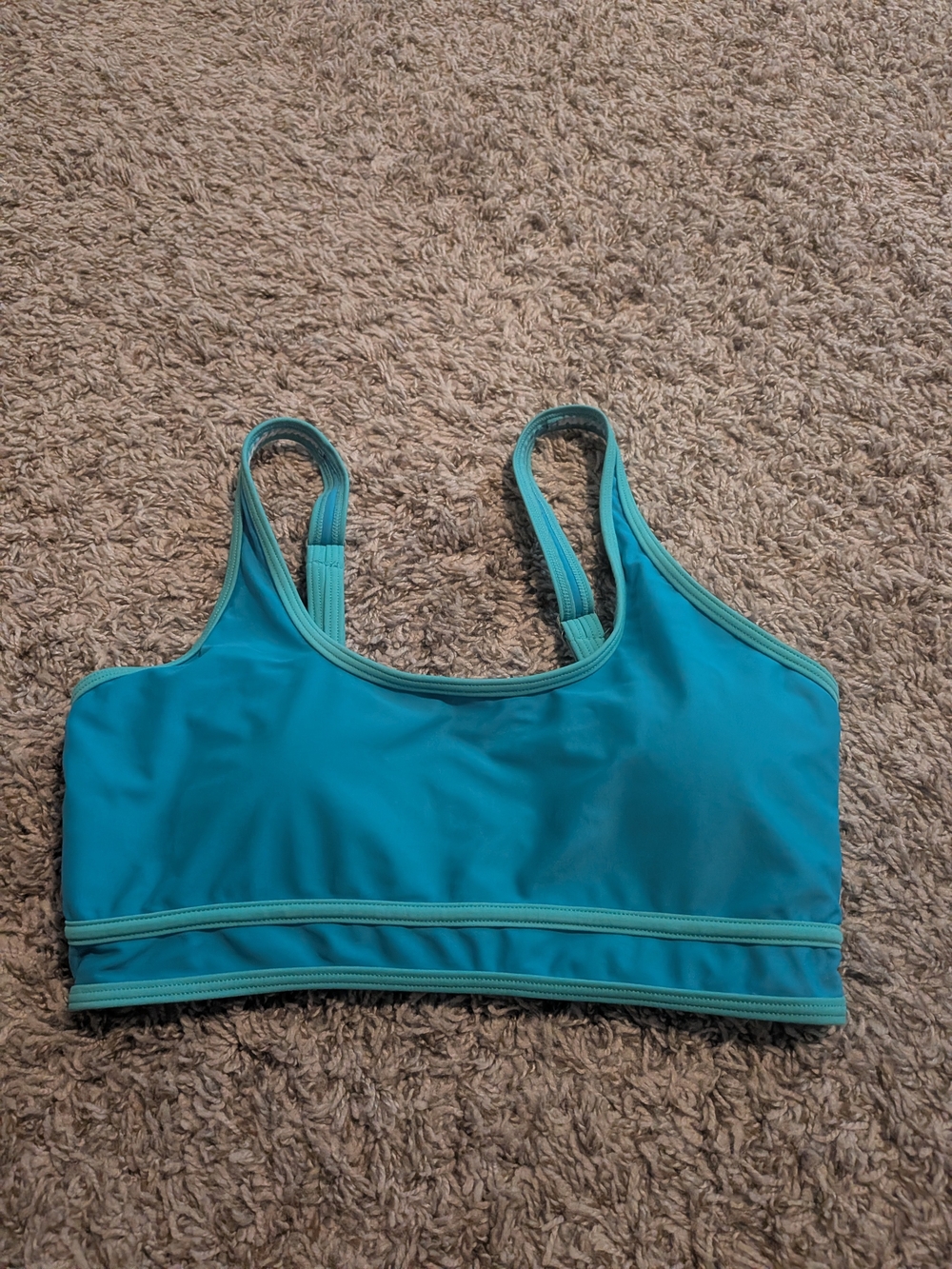 Women’s Aqua Blue Swim Top